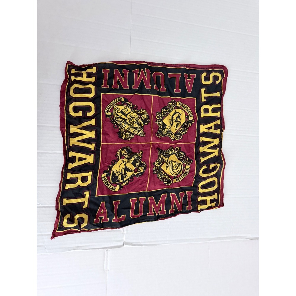 Harry Potter Hogwarts Alumni Bandana Scarf Gryffindor Slytherin Crests 20x20